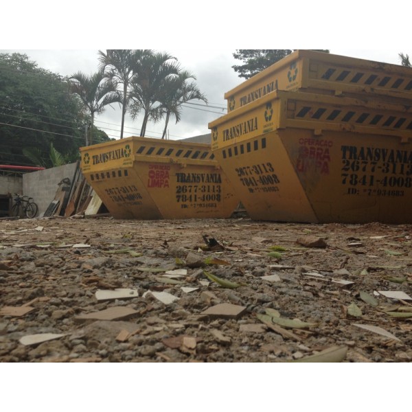Caçamba para Remover Lixo de Obra Preço na Vila Gilda - Preço de Remoção de Lixo
