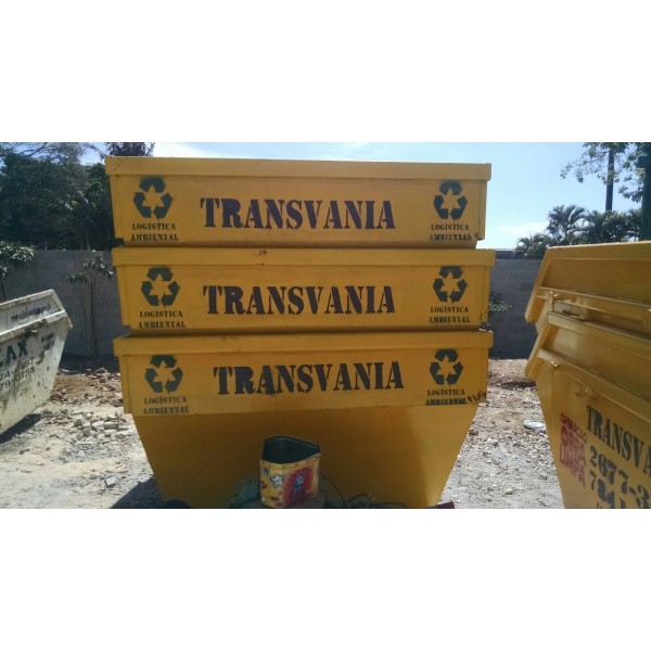 Empresa de Locação de Caçamba para Lixo Pós Obra Empresa Que Faça na Vila Tibiriçá - Preço de Caçamba de Lixo