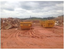 caçamba para remoção de entulho no Parque Novo Oratório